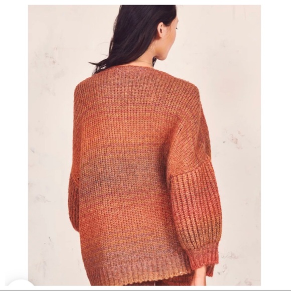 🥂SOLD LOVESHACKFANCY Rio Russet Pullover Sweater - Picture 6 of 14